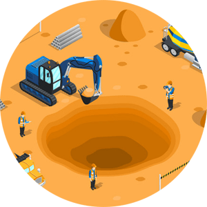 Asbestos soil contamination and clean up